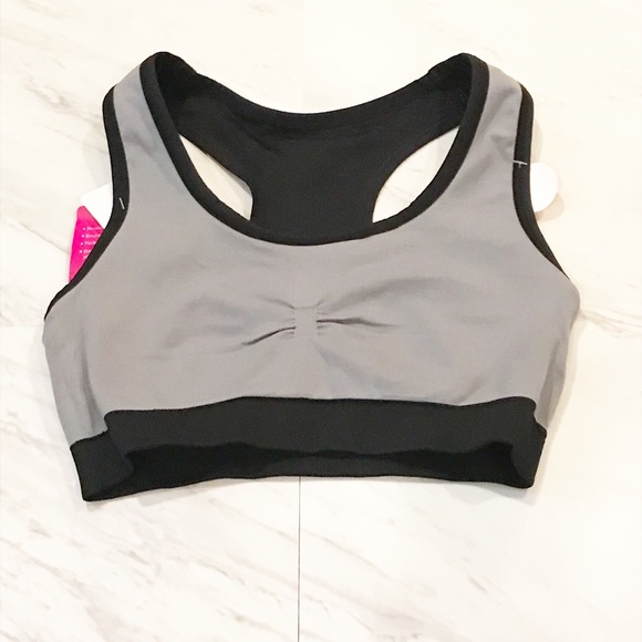 Lily of France Sports Bra Reversible Medium Black - Picture 7 of 12